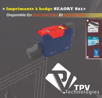 IMPRIMANTE A BADGE SEAORY S21 UNE SEULE FACE