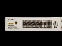 COMBO CLAVIER SOURIS SANS FIL HAVIT KB252 GCM RECHARGEABLE