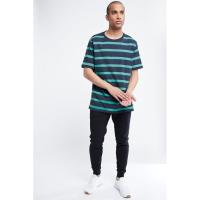 Pull & Bear Tee Shirt Homme - Bleu à Rayure thumbnail 3