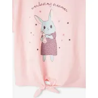 Vertbaudet Pyjama Large Fille- Joli Lapin - Rose