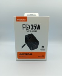 شواحن-وكابلات-chargeur-universel-35w-original-recci-avec-cable-retractable-برج-الكيفان-الجزائر