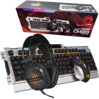 Clavier MARVO Scorpion CM303 - Fn switch/12 + Souris 2400dpi/3millions + CASQUE 40mm*32