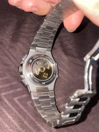 Patek philipe high Replica Nautilus White avec Dateur 