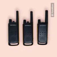 3 pièces Talkie waklie motorola t82 extreme, 10km de portée 