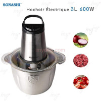 robots-de-cuisine-mini-hachoir-electrique-sonashi-3l-600w-dar-el-beida-alger-algerie