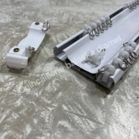 Tringle a rai chemin de fer simple et double aluminium et Pvc
