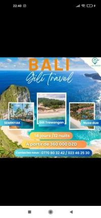 Voyage de rêve bali