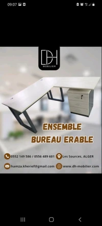 ENSEMBLE DE BUREAU ERABLE