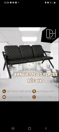 BANQUETTE 3PLACES 
