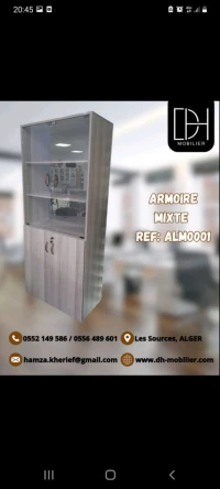 armoire 2 porte mixte