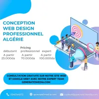 Conception web design professionnel algérie 