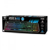 Spirit Of Gamer Xpert-K400 Clavier Mécanique Pour Gamer Avec Rétro-Éclairage RGB AZERTY