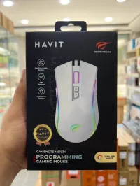 HAVIT GAMENOTE MS1034 - SOURIS GAMING FILAIRE RGB - 6 BOUTONS PROGRAMMABLES - 7200 DPI - WHITE