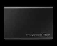Samsung SSD Portable T7 Touch - 500Go - Externe - USB 3.2 Type C - 1050 Mo/S
