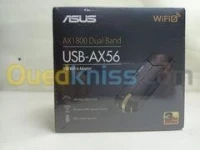 ASUS USB-AX56 Adaptateur Wi-Fi USB Double Bande AX1800 - Noir,Or
