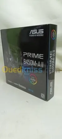 Asus PRIME B450M-A II Micro ATX - Socket AM4 - SATA 6Gb/S, M.2, USB 3.0, PCI-Express 3.0