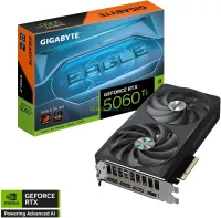GIGABYTE GeForce RTX 5060 TI EAGLE OC - 16GB - PCIE 5.0 - GDDR7 4K - WINDFORCE - X2 FANS - BLACK
