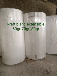 kraft extensible blanc 