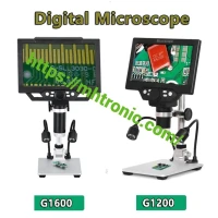 Arduino - Microscope numérique G1200A 7 pouces / G1600 9 pouces + 2 lumières LED (12 mégapixels)