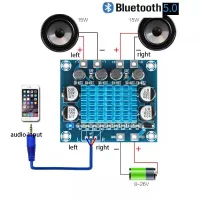 Carte amplificateur de puissance Audio DC 8-26V 3A 30W + 30W TPA3110, XH-A232 ARDUINO