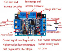 composants-materiel-electronique-convertisseur-de-tension-0-a-20ma40ma-33v-5v-10v-arduino-blida-algerie