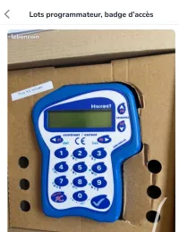 Programmateur badge neuf 