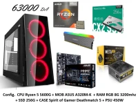 Config. Ryzen 5 5600G / ASUS A320M-K