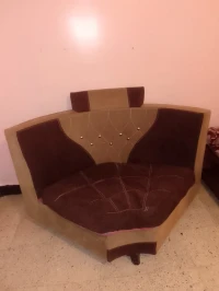 Fauteuil en l trois pieces