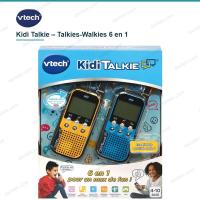 Talkies Walkies Enfant VTech Kidi Talkie 6 en 1 Portée 200 m avec Messages et Jeux 518565
