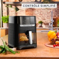 Friteuse Air Fryer Et Grill Moulinex sans huile 4.2L 1550W - 8 Programmes Tactile avec Fenêtre thumbnail 3