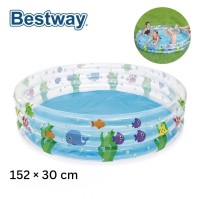 pools-piscine-ronde-gonflable-bestway-avec-3-anneaux-152-x-30-cm-pour-enfants-مسبح-أطفال-bachdjerrah-alger-algeria