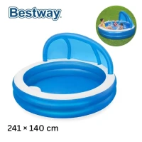 Piscine Avec Parasol Familiale Grande 241 x 140 cm Bestway - مسبح