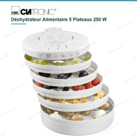 Déshydrateur Alimentaire 5 Plateaux 250 W CLATRONIC DR 2751