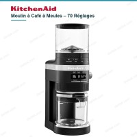 Moulin à Café à Meules 70 Réglages Noir Mat KitchenAid KCG8433BM