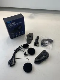 Microphone Casque Moto Sans Fil CL8 Bluetooth 5.3 avec Réduction Intelligente du Bruit   