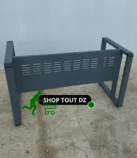 Bureau métallique pieds + cache jupe