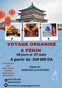 voyage organisè pèkin