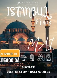 رحلة-سياحية-voyage-organise-istanbul-mois-de-mai-carte-esimcarte-transport-offert-115000da-بئر-مراد-رايس-الجزائر