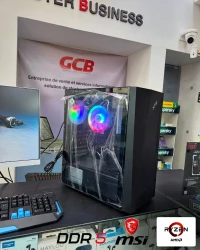 Montage Gaming AMD RYZEN 5 7600 RAM 16GB DDR5 XPG  256G GB SSD NVMe  AC550W 80 PLUS 