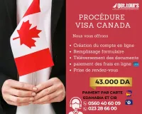 Procédure visa Canada 