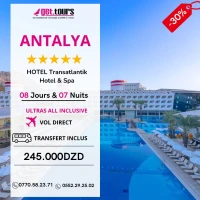 PROMO VOYAGE ANTALYA A 245.000 TOUTES INCLUS 