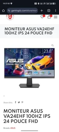 Ecrant Asus 24"