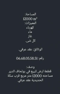 أرض-بيع-تبسة-بولحاف-الدير-الجزائر