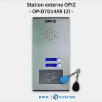 Station Interphone 2 Boutons