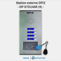 Station Interphone 4 Boutons