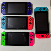 consoles-nintendo-switch-v2-190gb-flashe-puce-sd128gb-sans-accessoires-et-avec-oran-algerie