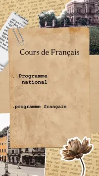 Cours particuliers de Français programme français et programme national 