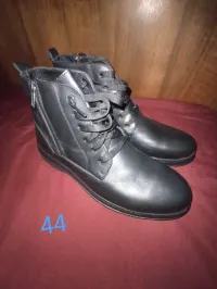 Chaussures Homme semi-cuir noir 