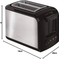 Tefal grille pain toaster inox TT410D10