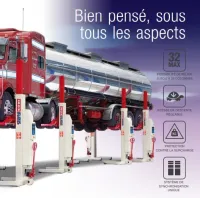 Ponts élévateurs à colonnes mobiles STERTIL KONI ST 1085, 8.5T
